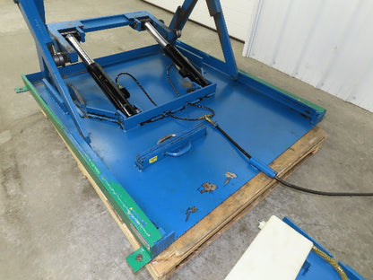Vestil EHLTX Low Profile Lift Table 2000lb 53x51" Top 36" Travel 480V 3Ph