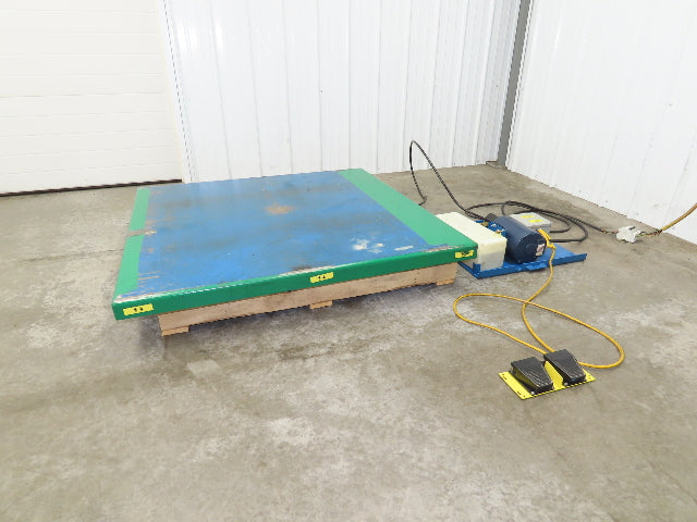 Vestil EHLTX Low Profile Lift Table 2000lb 53x51" Top 36" Travel 480V 3Ph