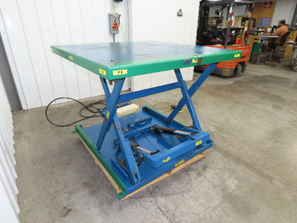 Vestil EHLTX Low Profile Lift Table 2000lb 53x51" Top 36" Travel 480V 3Ph
