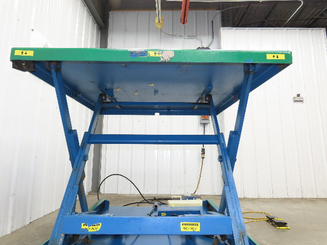 Vestil EHLTX Low Profile Lift Table 2000lb 53x51" Top 36" Travel 480V 3Ph