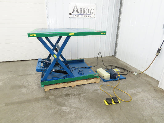 Vestil EHLTX Low Profile Lift Table 2000lb 53x51" Top 36" Travel 480V 3Ph