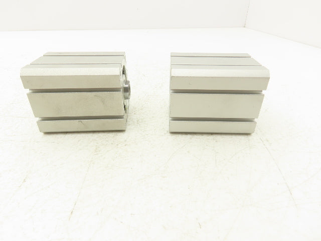 SMC NCDQ8A150-075 Compact Pneumatic Cylinder 1-1/2" Bore 3/4" Stroke Lot of 2