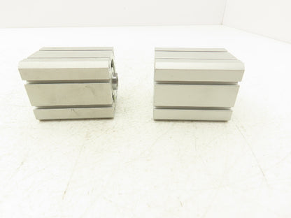 SMC NCDQ8A150-075 Compact Pneumatic Cylinder 1-1/2" Bore 3/4" Stroke Lot of 2
