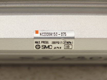 SMC NCDQ8A150-075 Compact Pneumatic Cylinder 1-1/2" Bore 3/4" Stroke Lot of 2