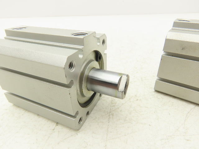 SMC NCDQ8A150-075 Compact Pneumatic Cylinder 1-1/2" Bore 3/4" Stroke Lot of 2