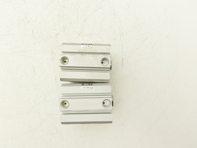 SMC NCDQ8A150-075 Compact Pneumatic Cylinder 1-1/2" Bore 3/4" Stroke Lot of 2