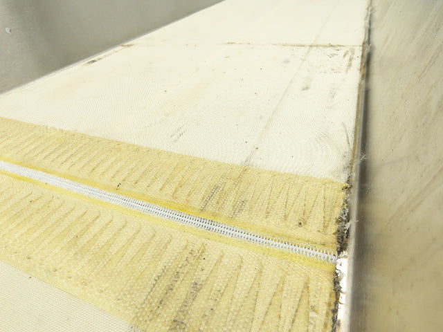 17"x 82"L Slider Bed Conveyor 15"Belt w/Stainless Sides 90VDC Belt Drive 85 FPM