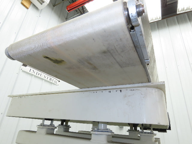 17"x 82"L Slider Bed Conveyor 15"Belt w/Stainless Sides 90VDC Belt Drive 85 FPM