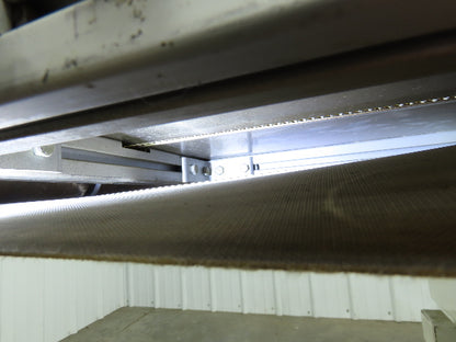17"x 82"L Slider Bed Conveyor 15"Belt w/Stainless Sides 90VDC Belt Drive 85 FPM