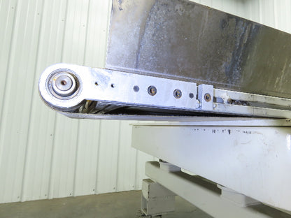 17"x 82"L Slider Bed Conveyor 15"Belt w/Stainless Sides 90VDC Belt Drive 85 FPM