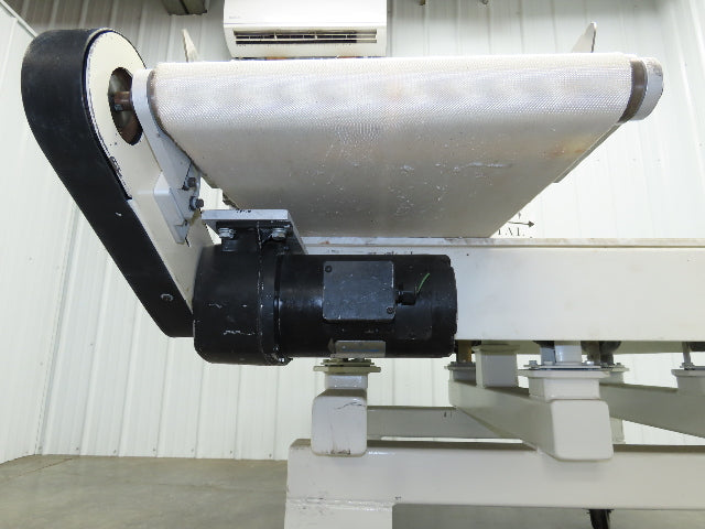 17"x 82"L Slider Bed Conveyor 15"Belt w/Stainless Sides 90VDC Belt Drive 85 FPM