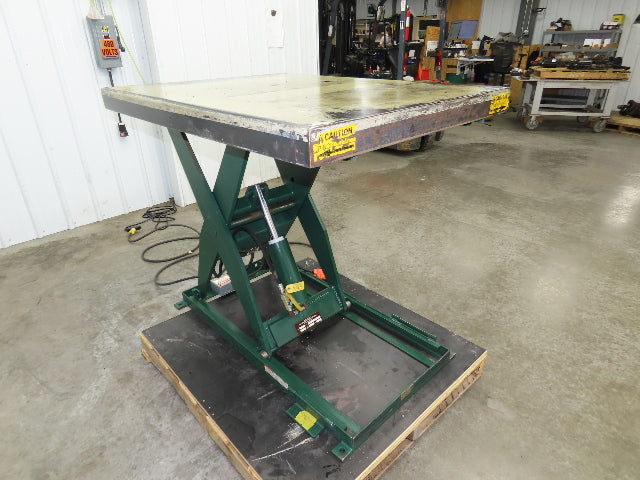 Southworth LS2-36 Hydraulic Scissor Lift Table 2000Lb 36" Lift 48"x36" Top 120V