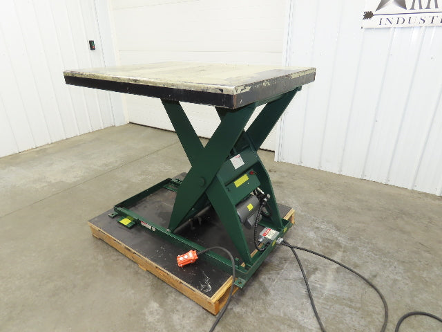 Southworth LS2-36 Hydraulic Scissor Lift Table 2000Lb 36" Lift 48"x36" Top 120V