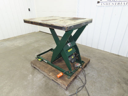 Southworth LS2-36 Hydraulic Lift Table 2000Lb 36" Lift 48"x36" Top 120V 1 Phase