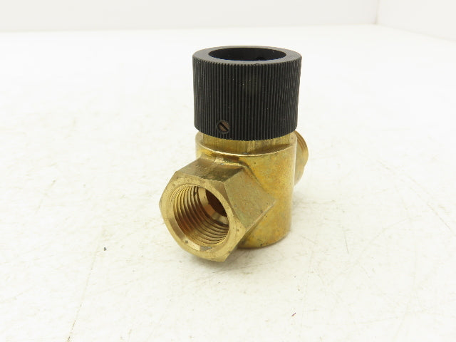 Becker 73600099618 Vacuum Regulating Valve 1/2" NPT Straight Run Brass Body