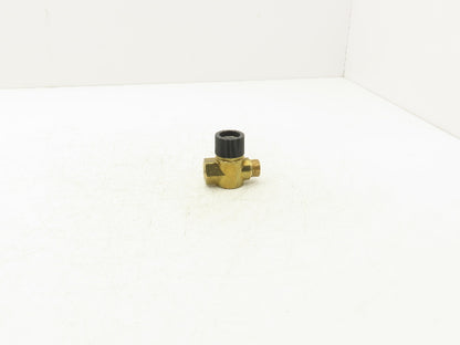 Becker 73600099618 Vacuum Regulating Valve 1/2" NPT Straight Run Brass Body