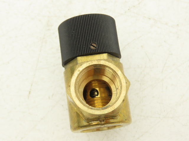 Becker 73600099618 Vacuum Regulating Valve 1/2" NPT Straight Run Brass Body