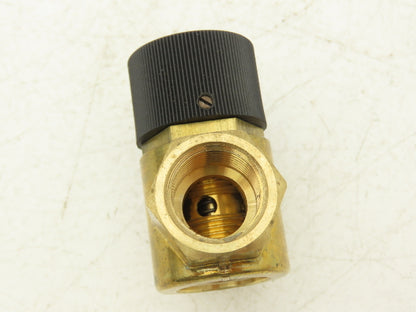 Becker 73600099618 Vacuum Regulating Valve 1/2" NPT Straight Run Brass Body