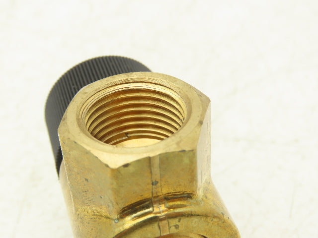 Becker 73600099618 Vacuum Regulating Valve 1/2" NPT Straight Run Brass Body