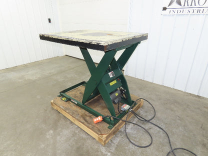 Southworth LS236 Hydraulic Scissor Lift Table 2000Lb 36" Lift 48"x36" Top 120V