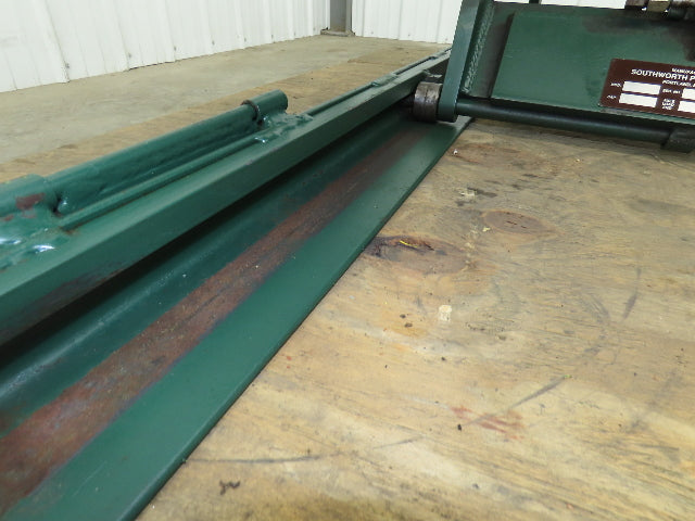 Southworth LS2-36 Hydraulic Scissor Lift Table 2000Lb 36" Lift 51"x36" Top 120V