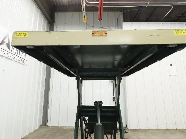 Southworth LS2-36 Hydraulic Scissor Lift Table 2000Lb 36" Lift 51"x36" Top 120V