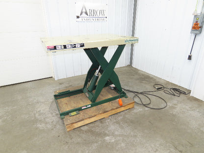 Southworth LS2-36 Hydraulic Scissor Lift Table 2000Lb 36" Lift 51"x36" Top 120V