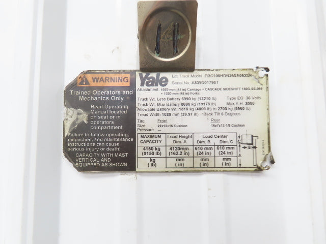 Yale 3.895.888 Forklift Power Steering Unit Hydraulic Motor Off ERC100HD