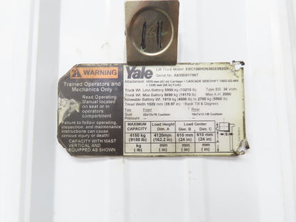 Yale 3.895.888 Forklift Power Steering Unit Hydraulic Motor Off ERC100HD