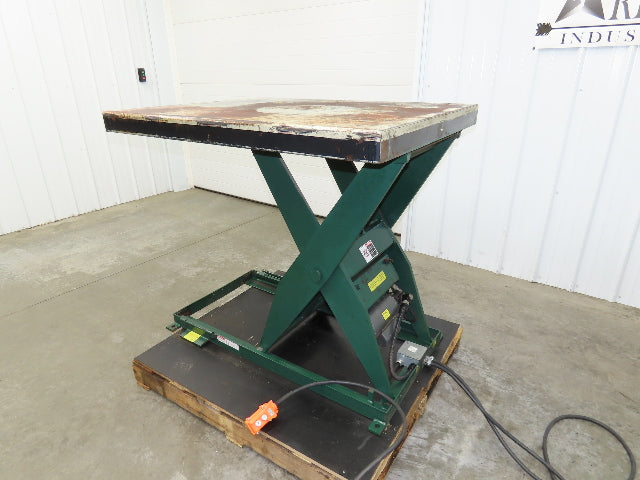Southworth LS2-36 Hydraulic Scissor Lift Table 2000Lb 36" Lift 48"x36" Top 120V
