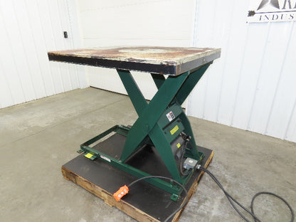 Southworth LS2-36 Hydraulic Scissor Lift Table 2000Lb 36" Lift 48"x36" Top 120V