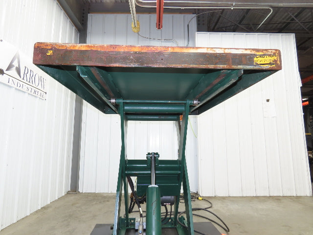 Southworth LS2-36 Hydraulic Scissor Lift Table 2000Lb 36" Lift 48"x36" Top 120V