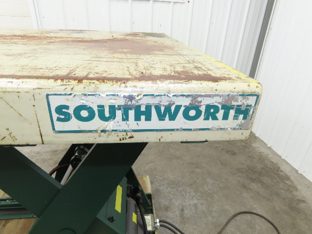 Southworth LS2-36 Hydraulic Scissor Lift Table 2000Lb 36" Lift 51"x36" Top 120V