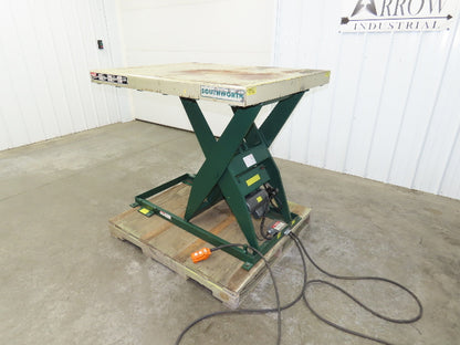 Southworth LS2-36 Hydraulic Scissor Lift Table 2000Lb 36" Lift 51"x36" Top 120V