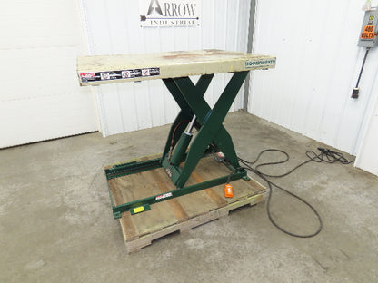 Southworth LS2-36 Hydraulic Scissor Lift Table 2000Lb 36" Lift 51"x36" Top 120V