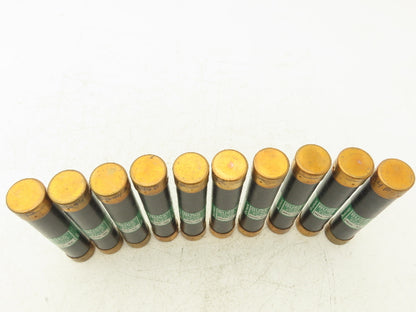 Buss NOS-40 One-Time Fuse 40A 600Vac Class K5 Lot of 10
