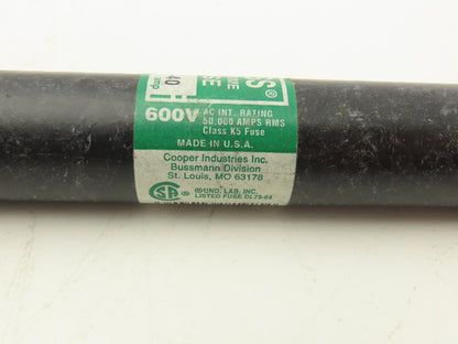 Buss NOS-40 One-Time Fuse 40A 600Vac Class K5 Lot of 10