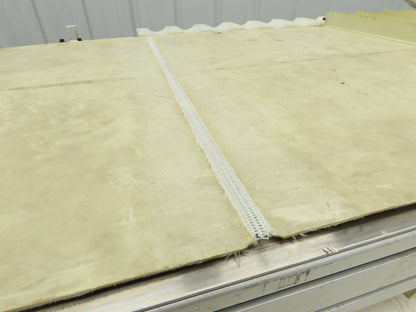 26"x 75"L Cleated Belt Conveyor 375 FPM High Speed Belt Drive .5Hp 230/460V 3PH