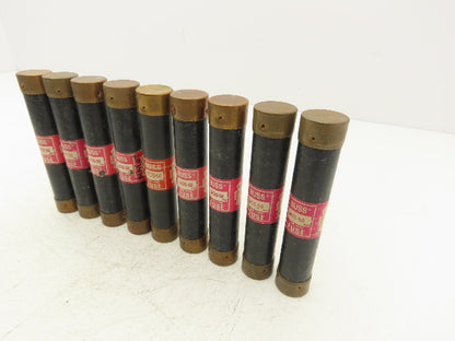 Buss NOS-50 One-Time Fuse 50A 600Vac Class K5 Lot of 9