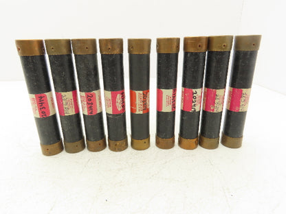Buss NOS-50 One-Time Fuse 50A 600Vac Class K5 Lot of 9