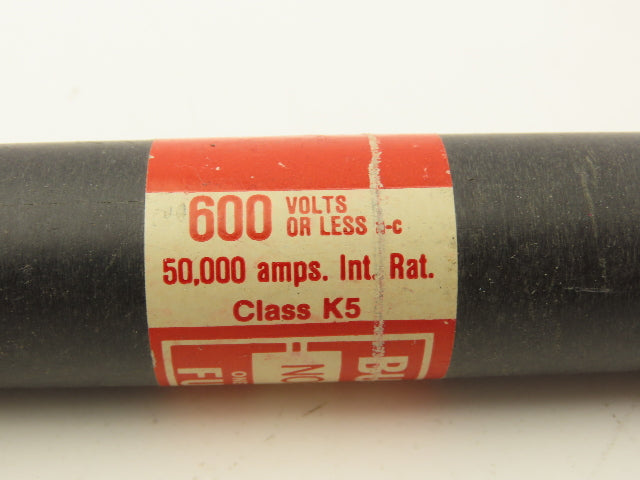 Buss NOS-50 One-Time Fuse 50A 600Vac Class K5 Lot of 9