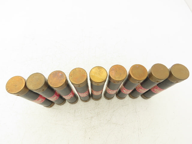 Buss NOS-50 One-Time Fuse 50A 600Vac Class K5 Lot of 9