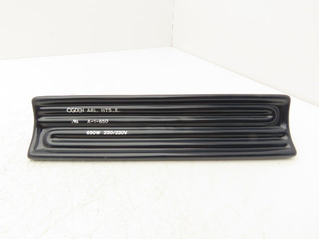 Ogden A-1-650 Ceramic Infrared Radiant Heater 650W 220/230V Lot of 4