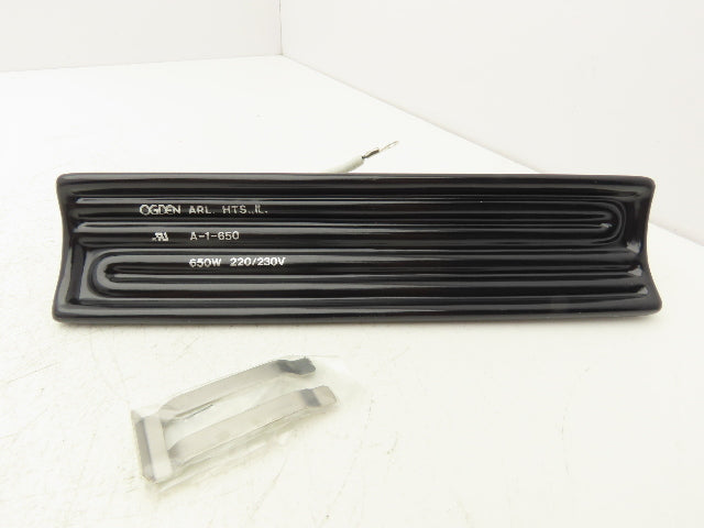 Ogden A-1-650 Ceramic Infrared Radiant Heater 650W 220/230V Lot of 5