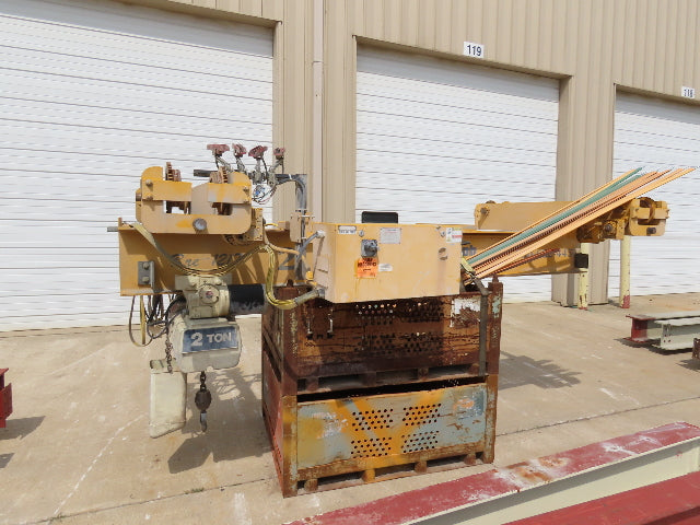 Brehob 2 Ton Free Standing Bridge Crane 10' Span 38' 4" Runway 11' 6"HUB