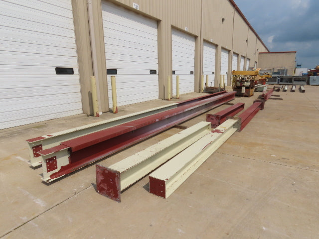 Brehob 2 Ton Free Standing Bridge Crane 10' Span 38' 4" Runway 11' 6"HUB