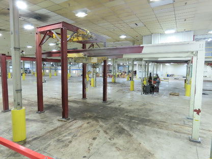 Brehob 2 Ton Free Standing Bridge Crane 10' Span 38' 4" Runway 11' 6"HUB