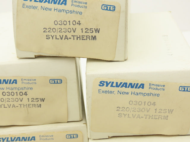 Sylvania 030104 Ceramic Infrared Radiant Heater 125W 220/230V Lot of 11
