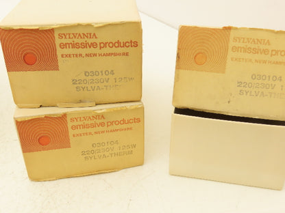Sylvania 030104 Ceramic Infrared Radiant Heater 125W 220/230V Lot of 11