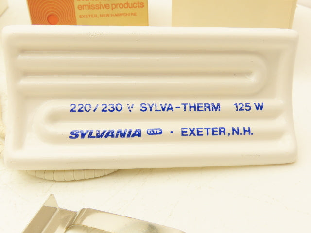 Sylvania 030104 Ceramic Infrared Radiant Heater 125W 220/230V Lot of 11